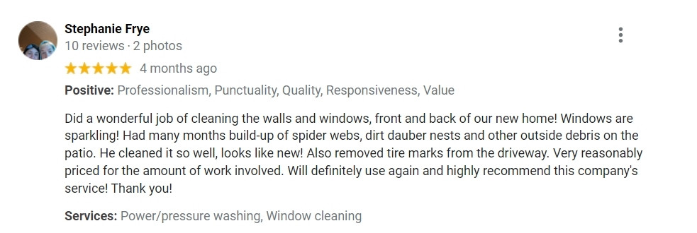 zero streak customer reviews